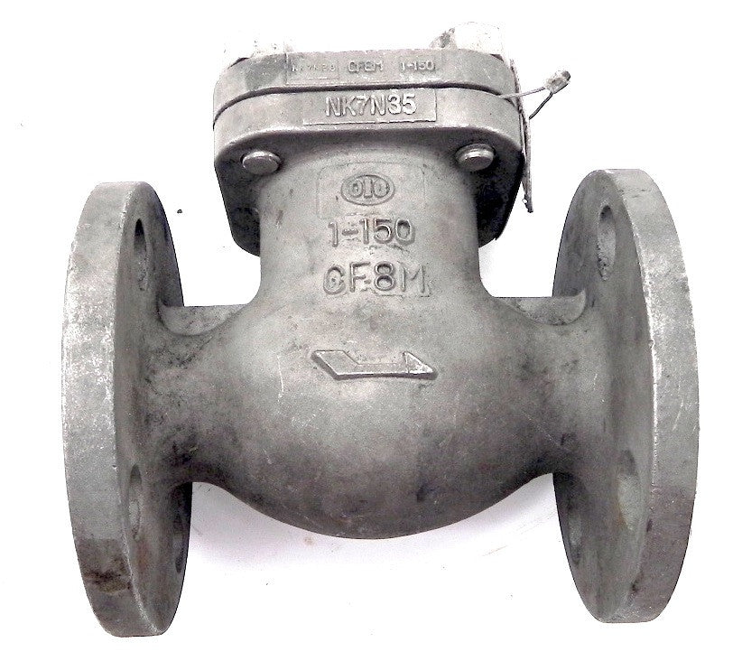 OIC Stainless Flanged Swing Check Valve 1" - Advance Operations