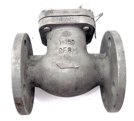 OIC Stainless Flanged Swing Check Valve 1" - Advance Operations