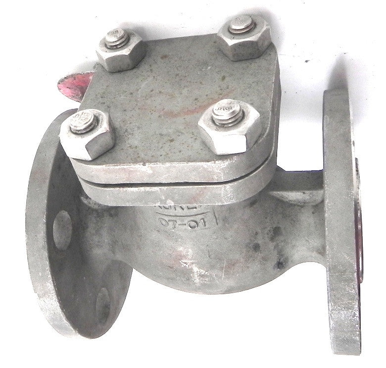 OIC Stainless Flanged Swing Check Valve 1" - Advance Operations