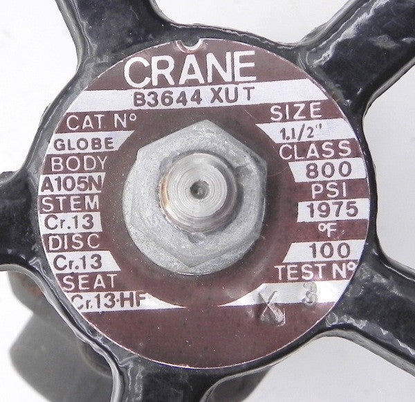Crane OMB Forged Steel Gate Valve A 105N 1-1/2" - Advance Operations