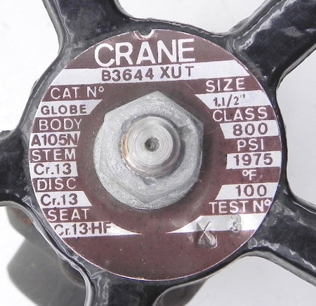 Crane OMB Forged Steel Gate Valve A 105N 1-1/2" - Advance Operations