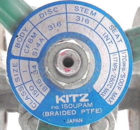 KITZ Flanged Gate Valve 1" Fig 150UPAM - Advance Operations