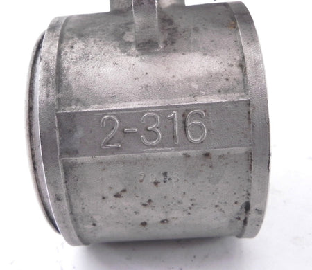 Pinacle Stainless Steel Ball Valve Wafer 2" - Advance Operations