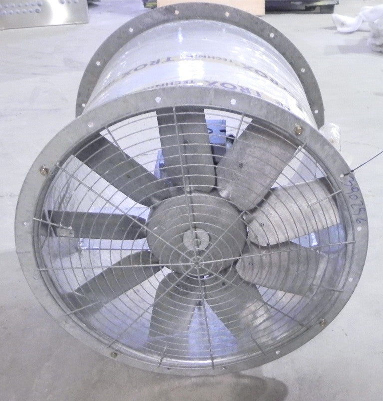 FlaktWoods Tube Axial Duct Fan 71JM25/4/9-L  28" Dia. 600v 1760rpm Motor - Advance Operations