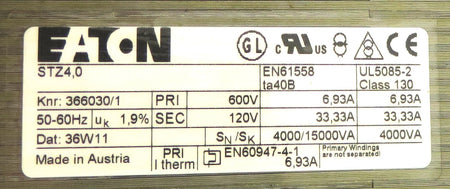 Eaton Transformer EN60947-4-1 STI 4.0 - Advance Operations