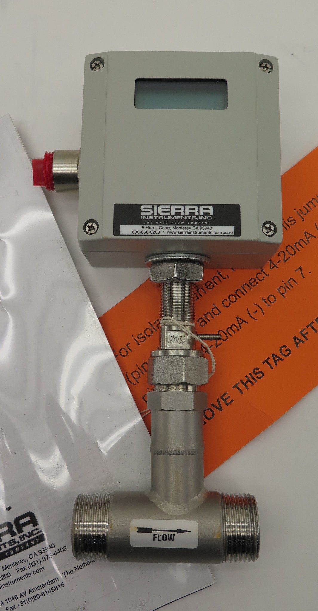 Sierra Instruments Inc Mass Flow Meter  1" 7805-NAA-N4 - Advance Operations