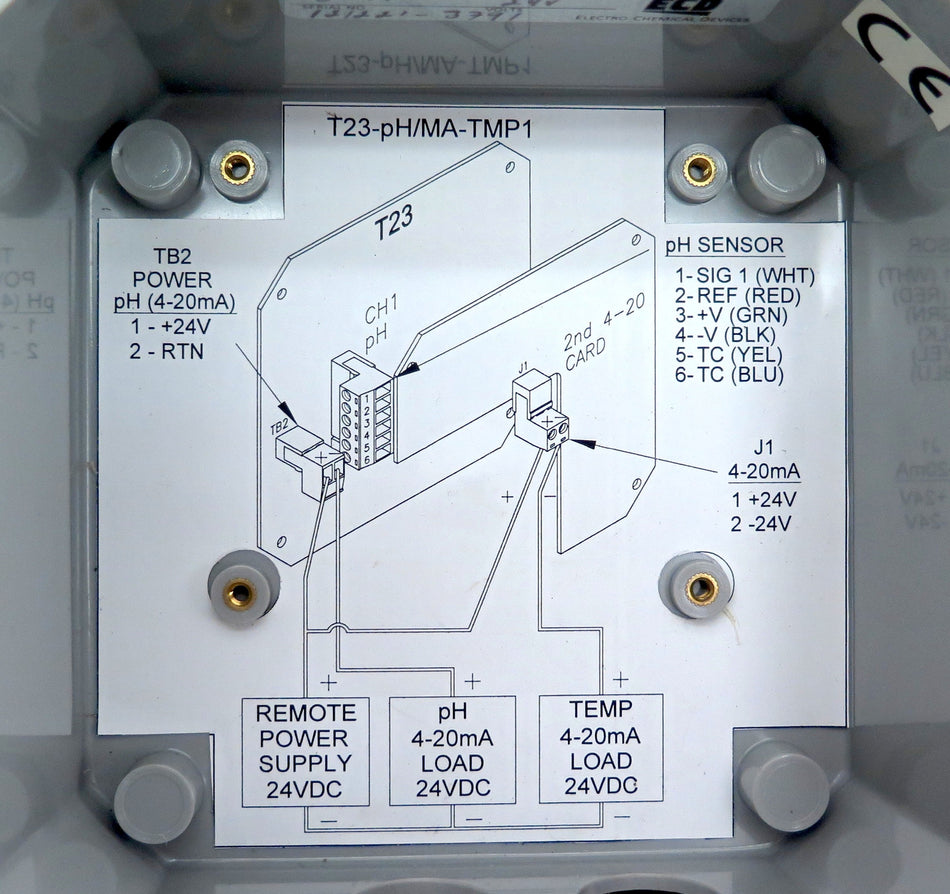 E.C.D. T23 Transmitter T23-PH/MA-TMP1-PM - Advance Operations