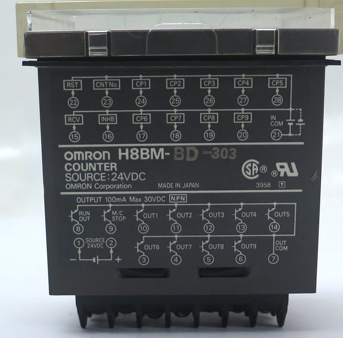 Omron Counter H8BM-BD-303 - Advance Operations
