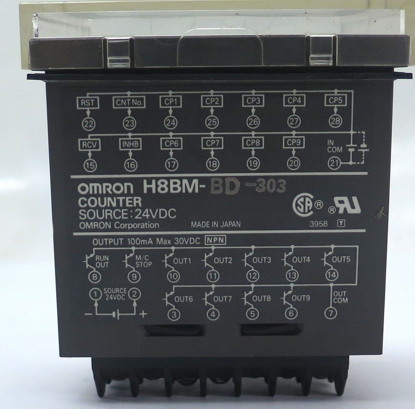 Omron Counter H8BM-BD-303 - Advance Operations