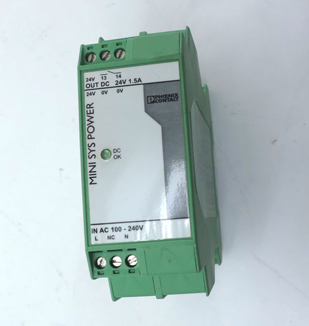 Phoenix Contact Power Supply MINI-SYS-PS-100-240AC - Advance Operations