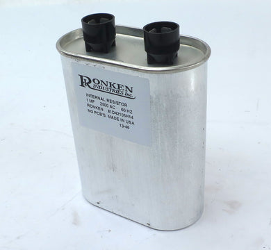 Ronken Capacitor 1 Mf  2500 AC 1346 With Internal Resistor 81D42105H14 - Advance Operations