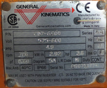 Load image into Gallery viewer, General Kinematics Electric Vibrator  CD7-6600 Ser AA - Advance Operations

