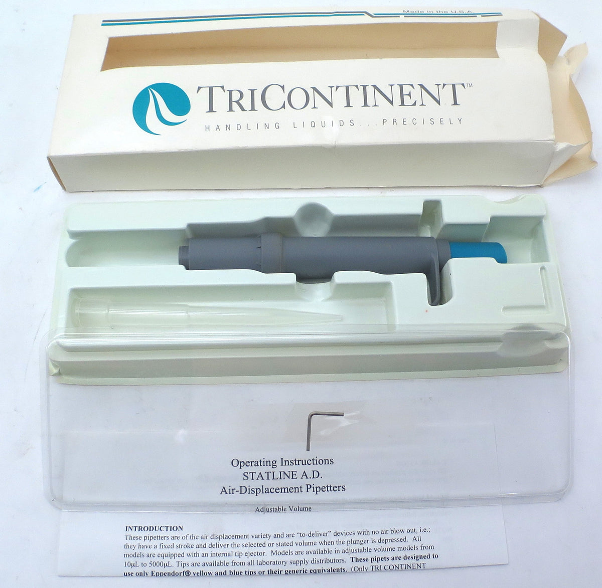 Cole-Parmer Air Displacement Pipetters 24800-30 1-5mL - Advance Operations