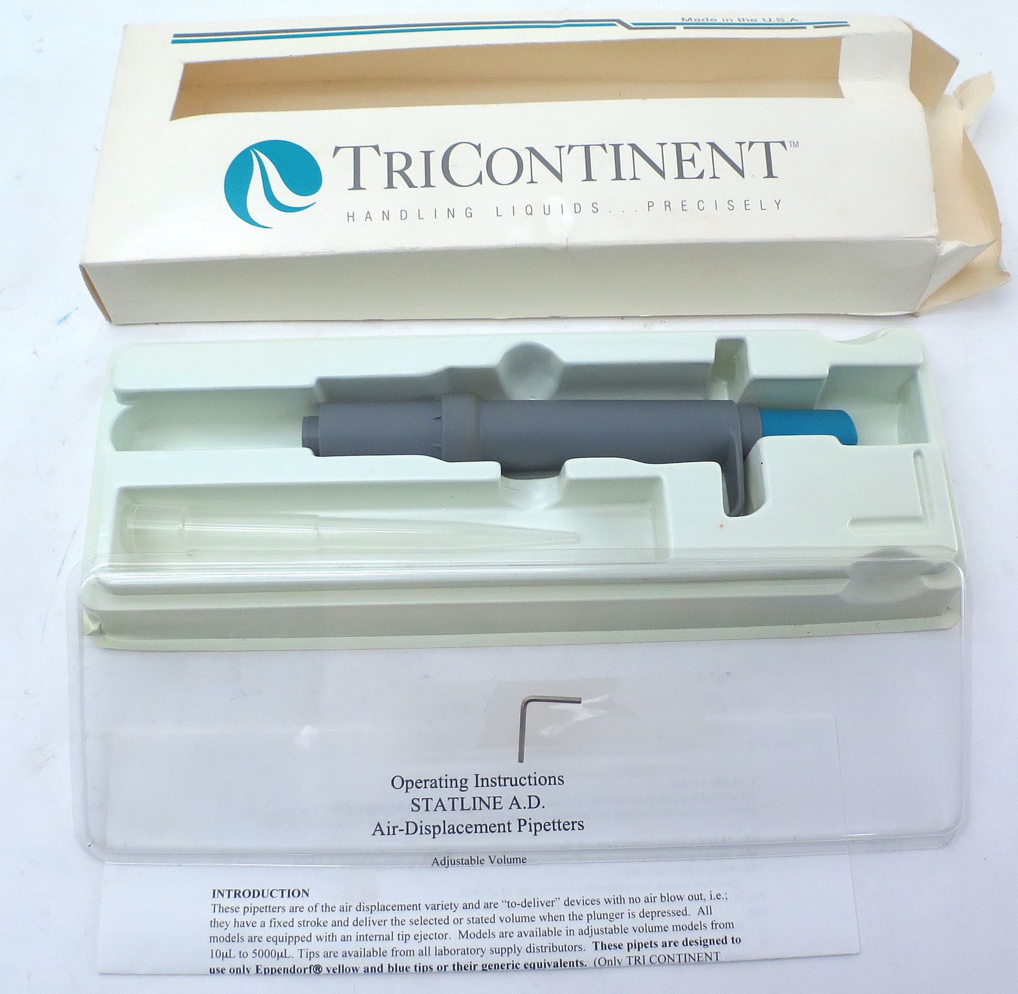 Cole-Parmer Air Displacement Pipetters 24800-30 1-5mL - Advance Operations