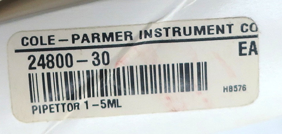 Cole-Parmer Air Displacement Pipetters 24800-30 1-5mL - Advance Operations