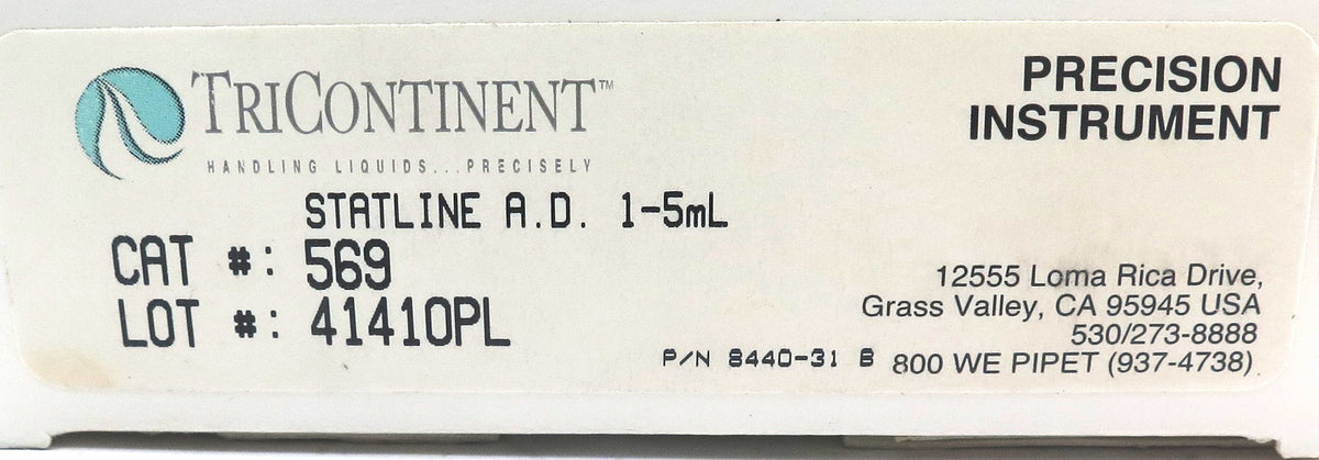 Cole-Parmer Air Displacement Pipetters 24800-30 1-5mL - Advance Operations