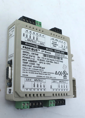 Acromag Profibus DP Module 965PB-2006 - Advance Operations