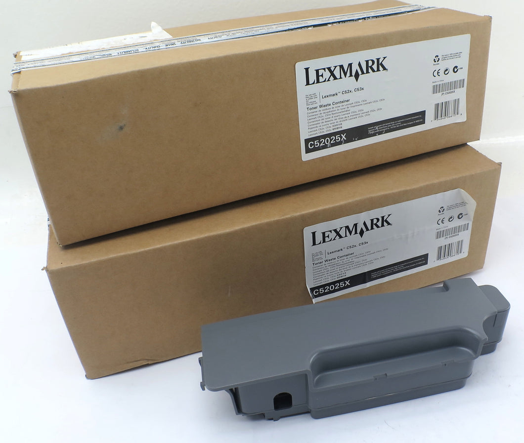 Lexmark Toner Waste Container C52025X (Lot of 2) - Advance Operations