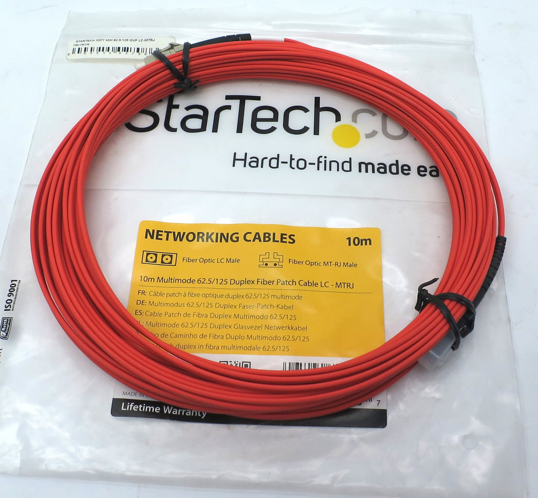 Startech Fiber Patch Cable FIBLCMT10 - Advance Operations