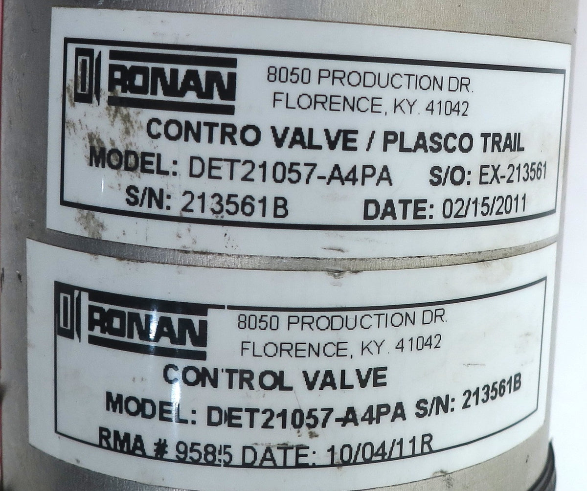 Ronan Density Detector DET21057-A4PA - Advance Operations