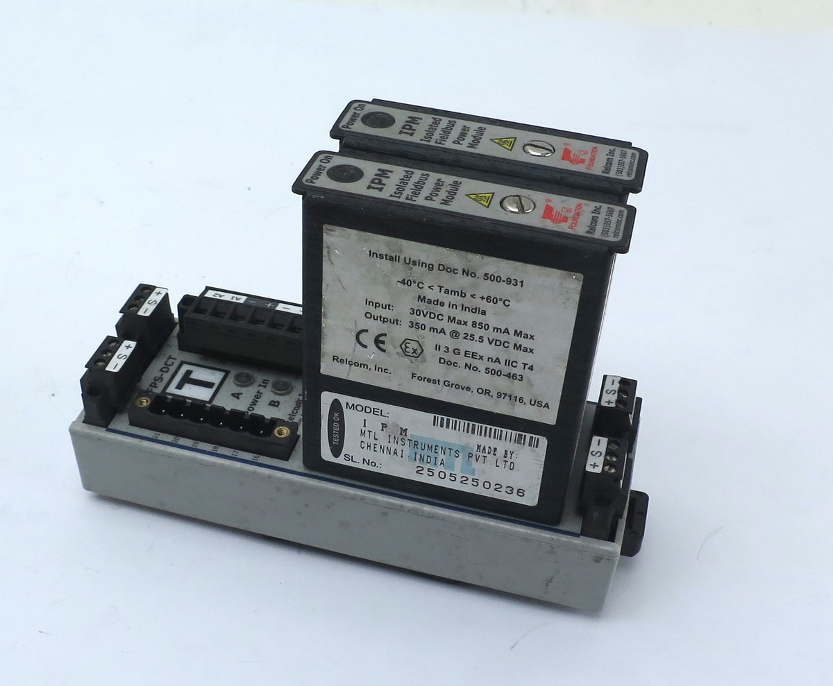 Relcom IPM Isolated Fieldbus Power Module - Advance Operations