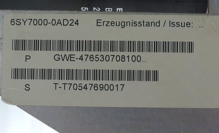 Siemens DC Link Capacitors 6SY7000-0AD24 - Advance Operations