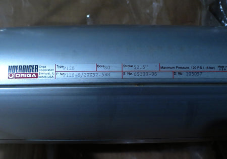 Hoerbiger Rodless Cylinder Type P128-S/20X52.5BM - Advance Operations