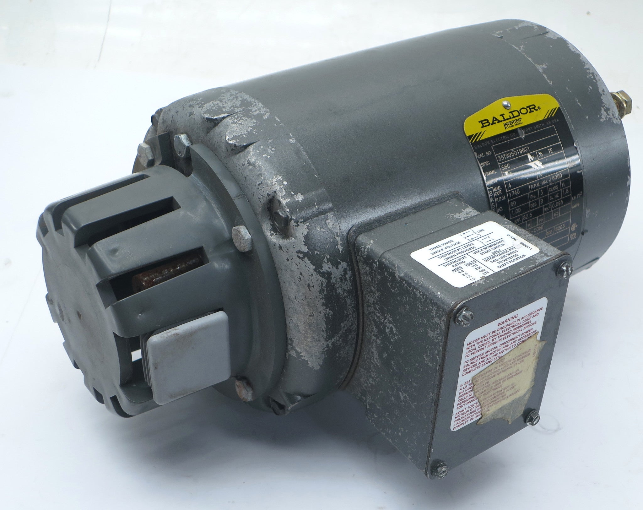 Baldor Electric Motor  35T995Q196G1 1/2HP 575V - Advance Operations
