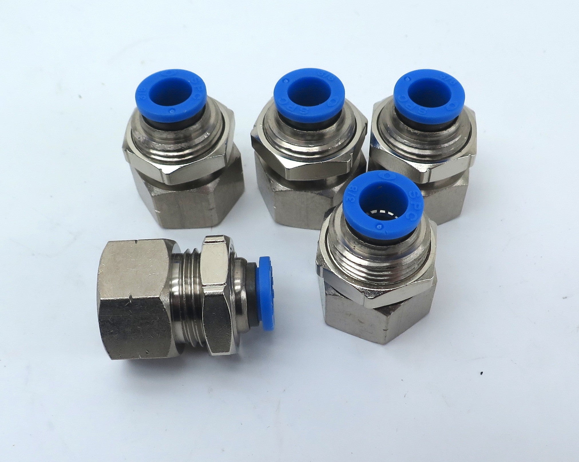 Pneumax Straight Push In Fitting P11 3/8" x 3/8"  (5) - Advance Operations