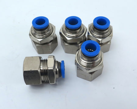 Pneumax Straight Push In Fitting P11 3/8" x 3/8"  (5) - Advance Operations
