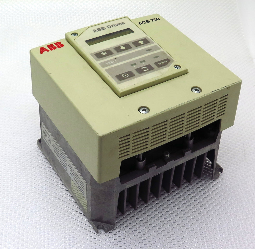 ABB Inverter Drive ACS201-1P1-1-00-10 1 Year Warranty Free Shipping - Advance Operations