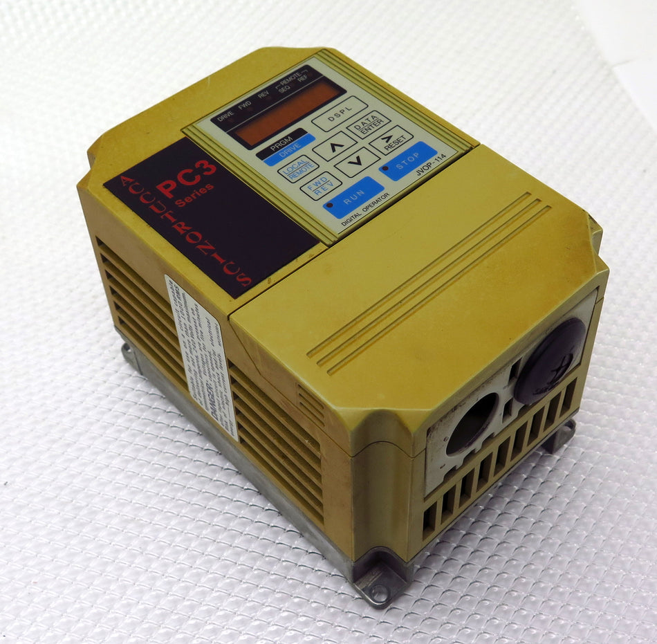Accutronics PC3 Drive CIMR-PCU20P4 0.75 HP 1 Year Warranty Free Shipping - Advance Operations