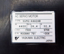 Load image into Gallery viewer, Yaskawa Electric AC Servo Motor SGMG-44A2AB Mint 1 Year Warranty Free Shipping - Advance Operations
