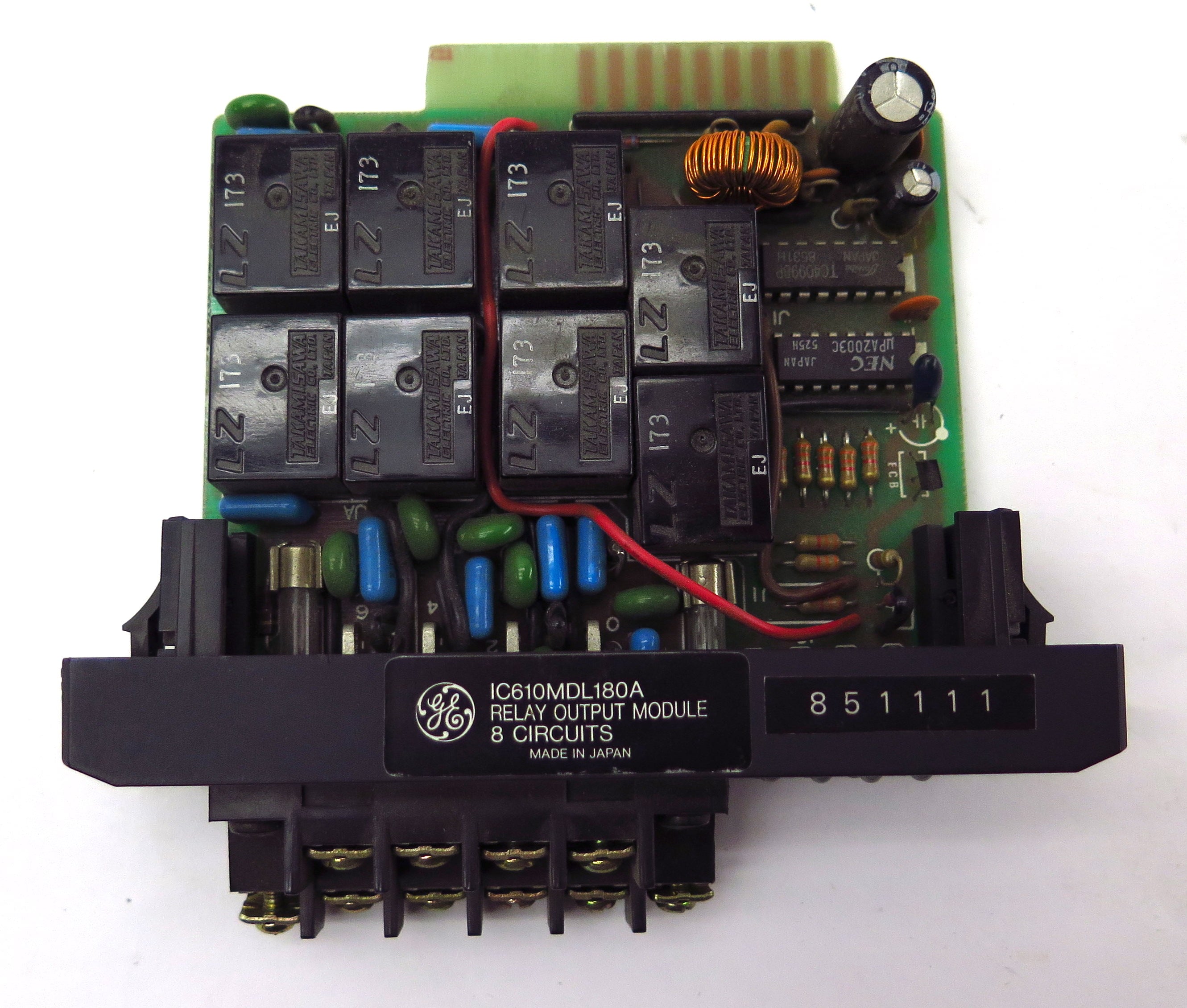 General Electric Relay Output Module 8 Circuits IC610MDL180A ( 2 ) Free Shipping - Advance Operations