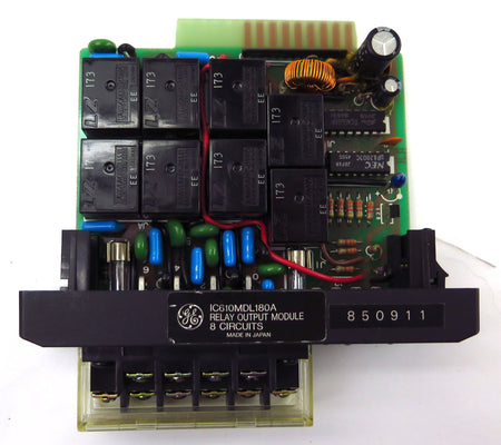 General Electric Relay Output Module 8 Circuits IC610MDL180A ( 2 ) Free Shipping - Advance Operations