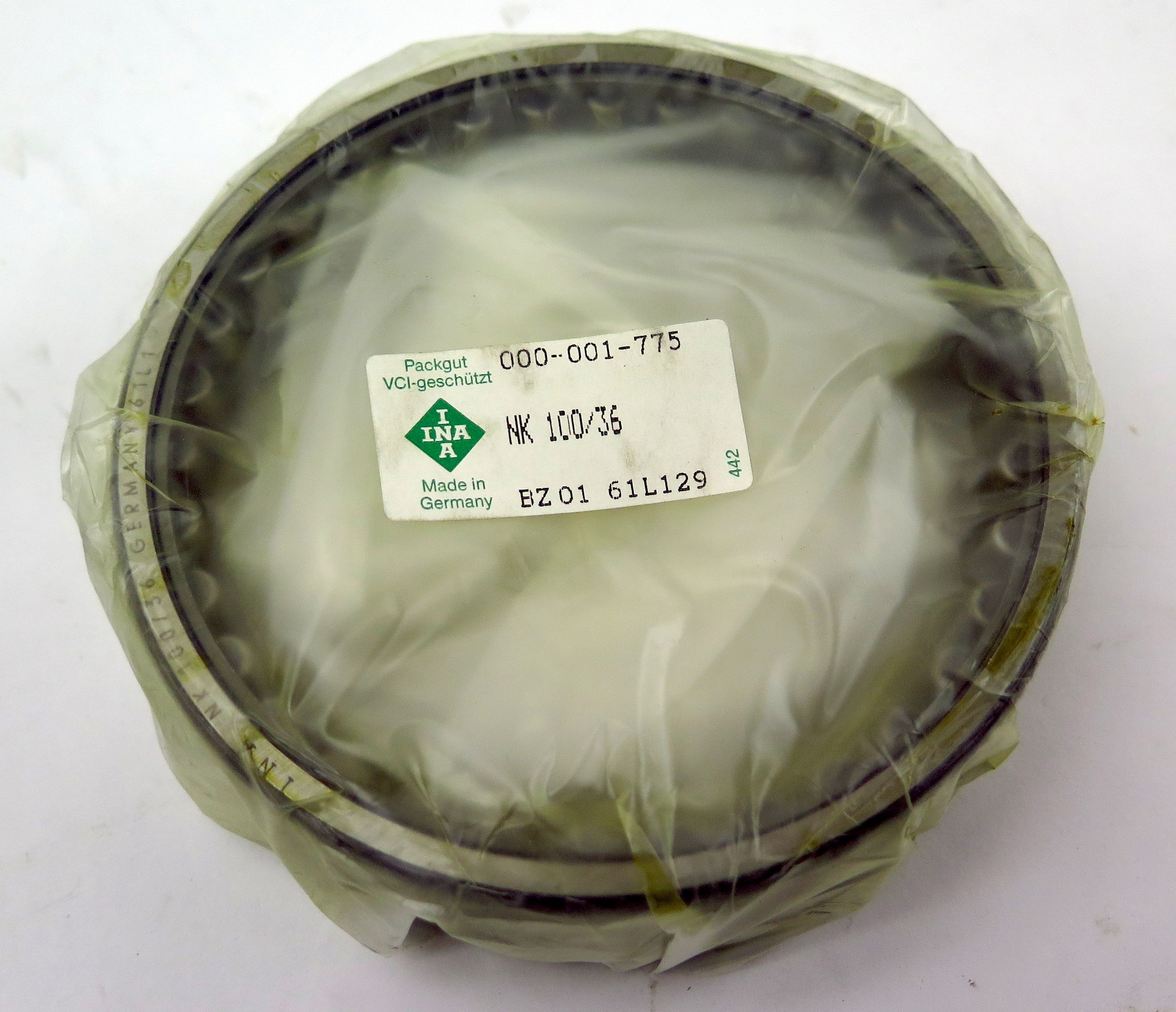 INA Needle Roller Bearing NK100/36 Without Inner Ring Free Shipping - Advance Operations