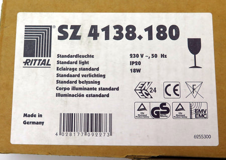 Rittal Standard Light SZ 4138.180 230V 50HZ IP20 18W Free Shipping - Advance Operations