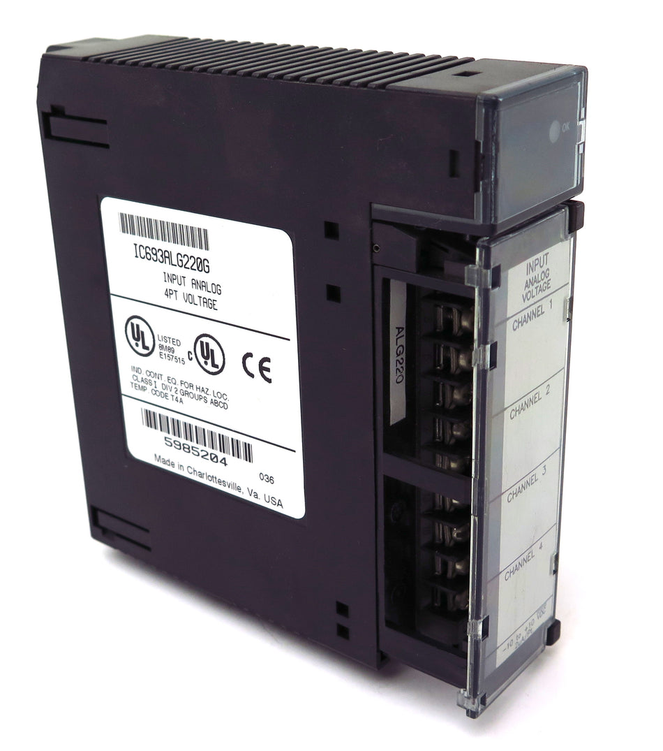 GE Fanuc Input Analog Module 4PT Voltage IC693ALG220G - Advance Operations
