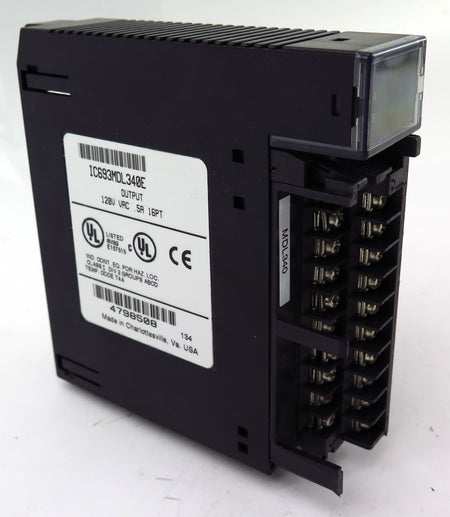 GE Fanuc Output Module IC693MDL340E 120 VAC .5A 16PT - Advance Operations