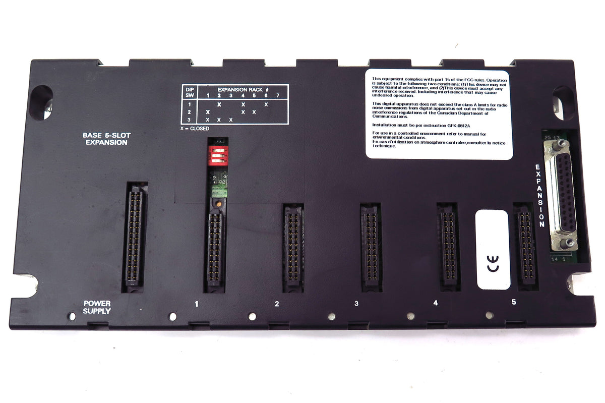 GE Fanuc 5 Slot Expansion Base IC693CHS398D - Advance Operations