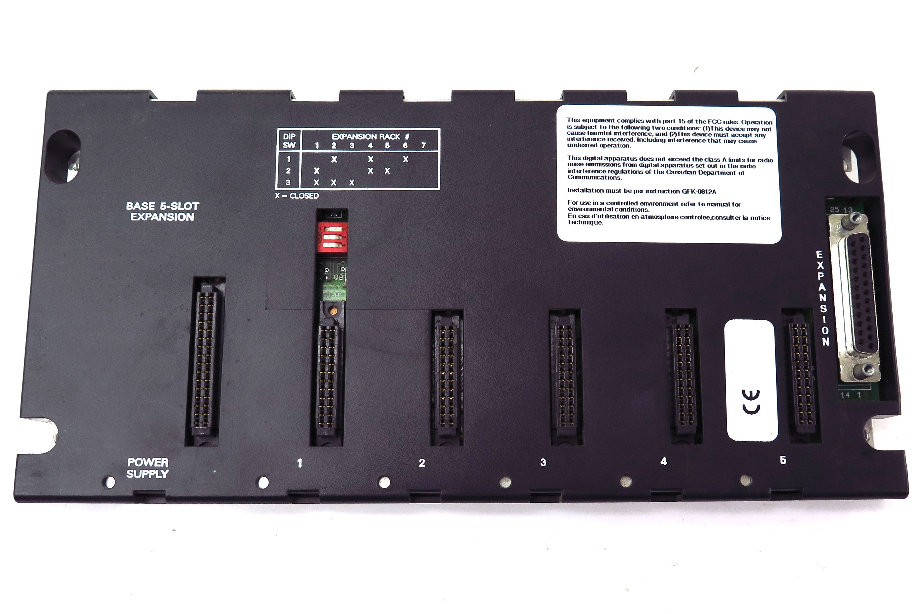 GE Fanuc 5 Slot Expansion Base IC693CHS398D - Advance Operations