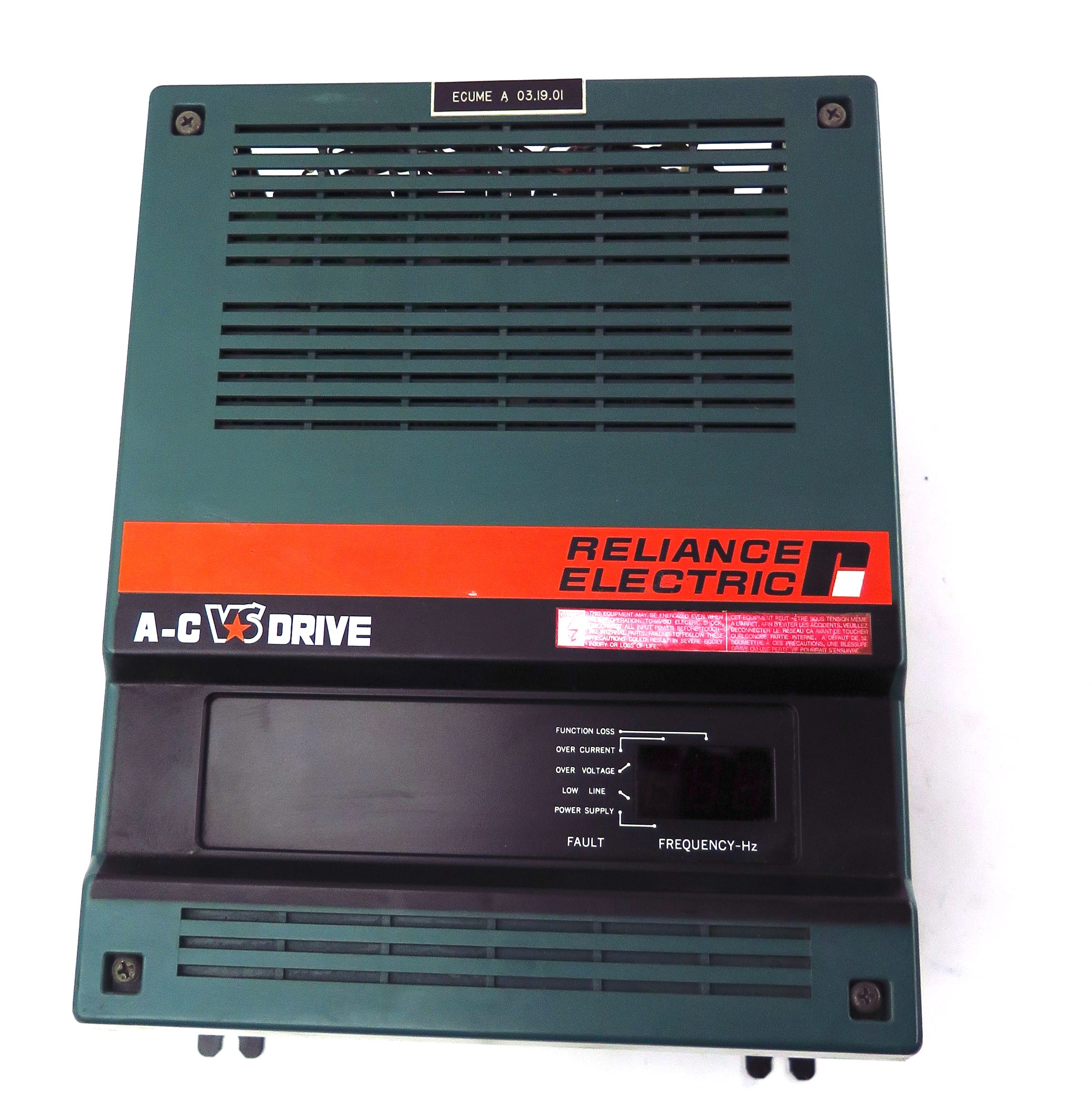 Reliance Electric AC VS Drive 4.2 KVA 3HP 1AC2003C - Advance Operations