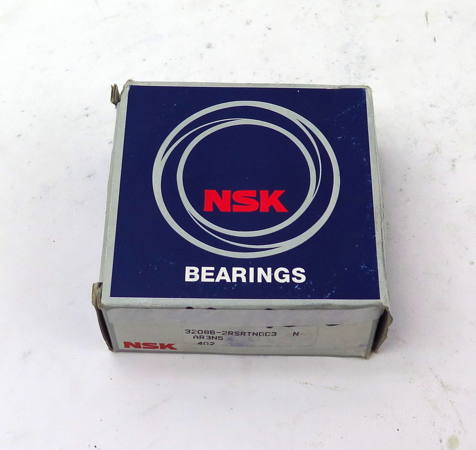NSK Double Row Ball Bearing 3208B-2RSRTNGC3 40mm Bore - Advance Operations
