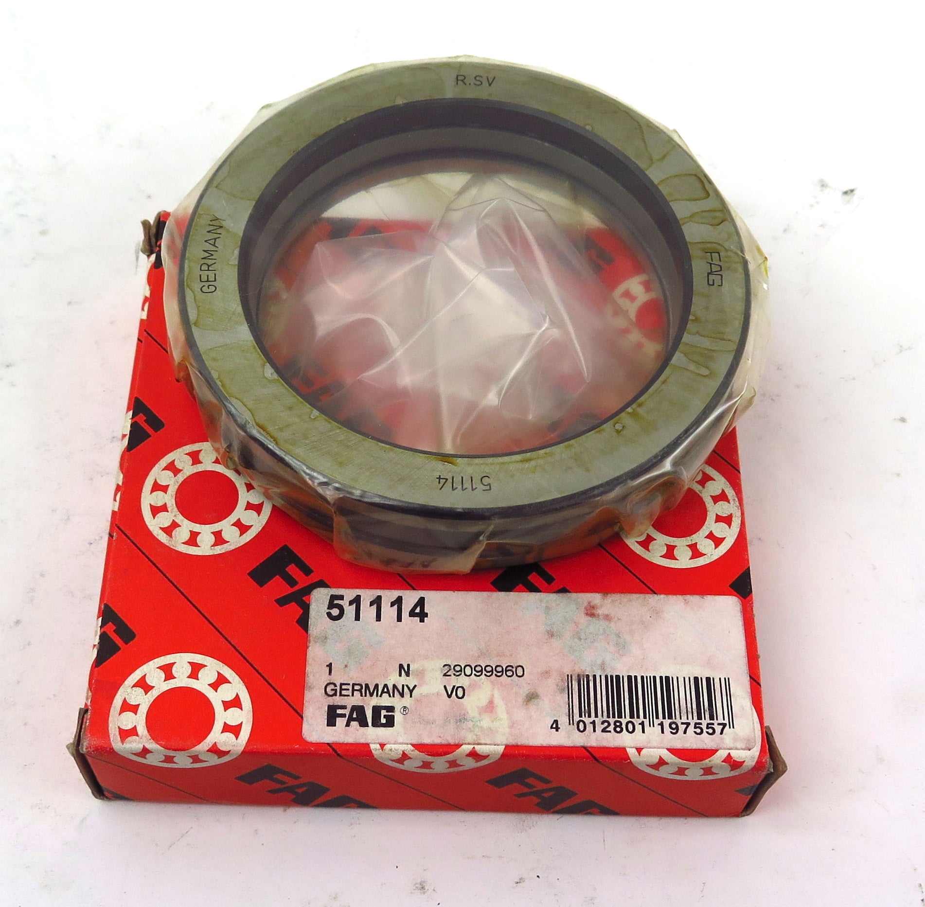FAG Thrust Ball Bearing 51114 70mm Bore - Advance Operations