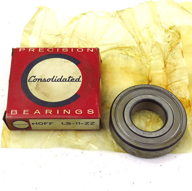 Consolidated Deep Groove Ball Bearing Two Shields Hoff LS-11-ZZ 1-1/4