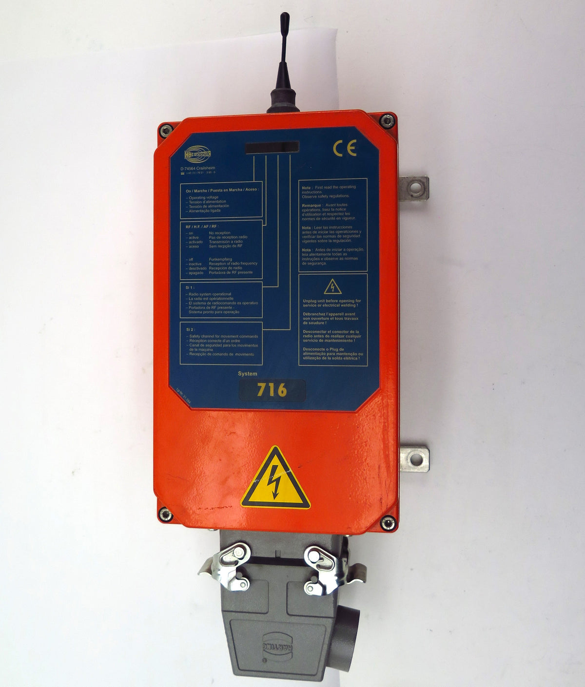 HBC Radiomatic FSE 716 Receiver System - Advance Operations