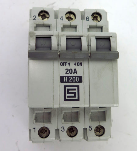 Schurter Circuit Breaker AS168X-CB3 20A 3 Pole - Advance Operations