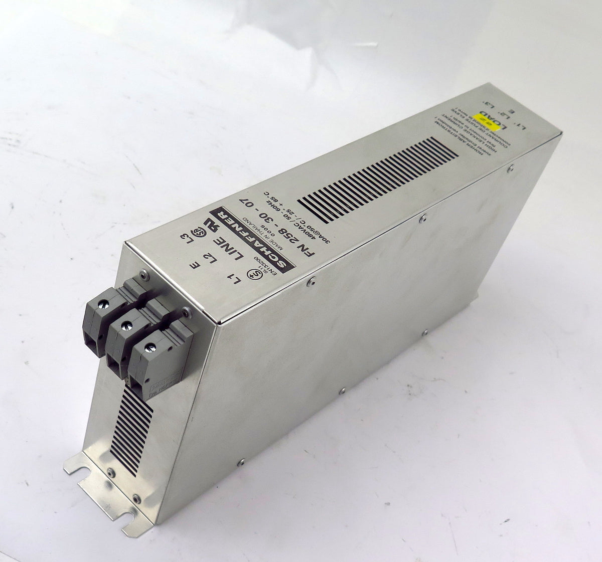 Schaffner Inverter Line Filter FN 258-30-07 FN2583007 480 VAC 30A - Advance Operations
