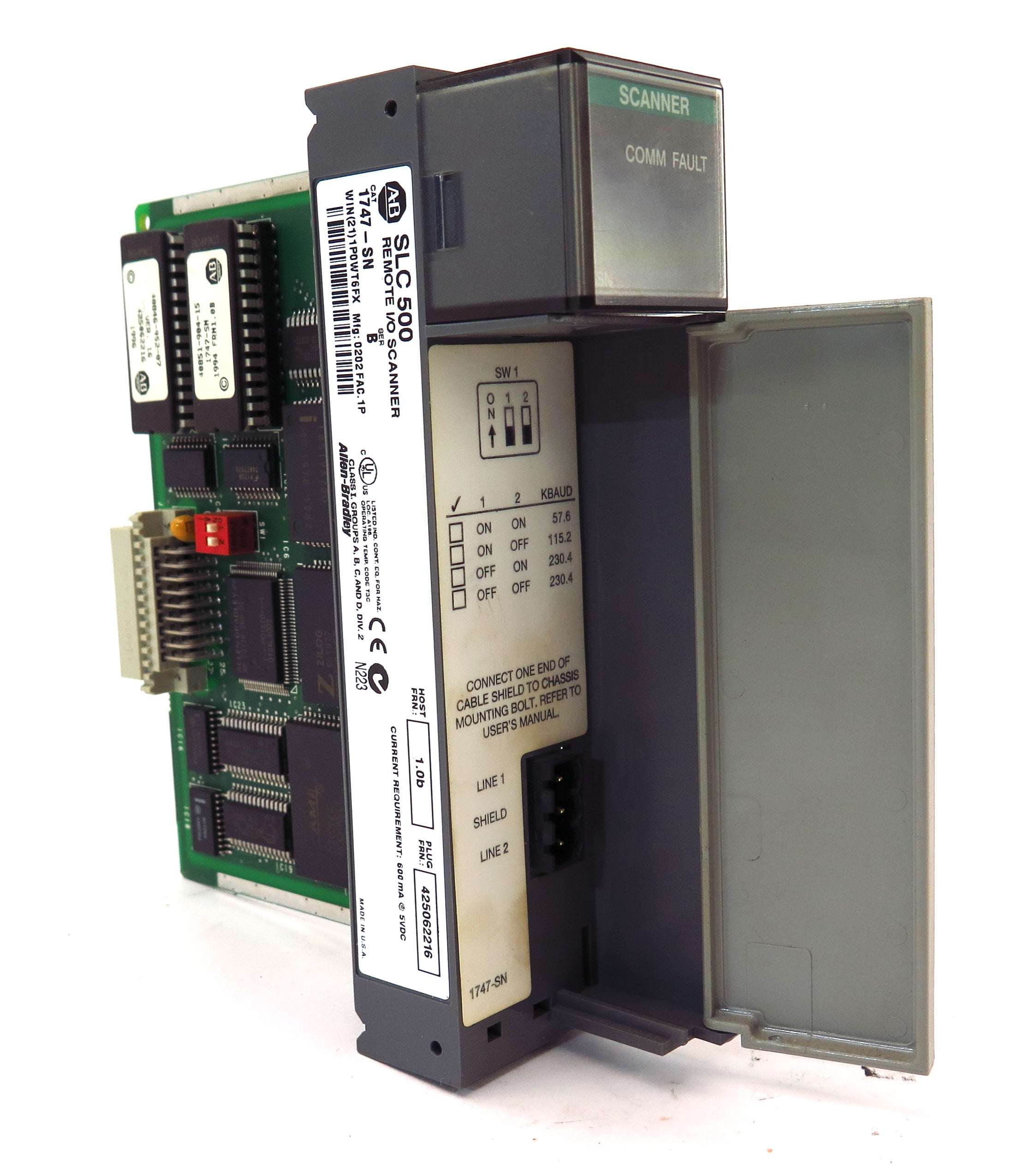 Allen-Bradley SLC 500 Remote I/O Scanner 1747-SN Series B - Advance Operations