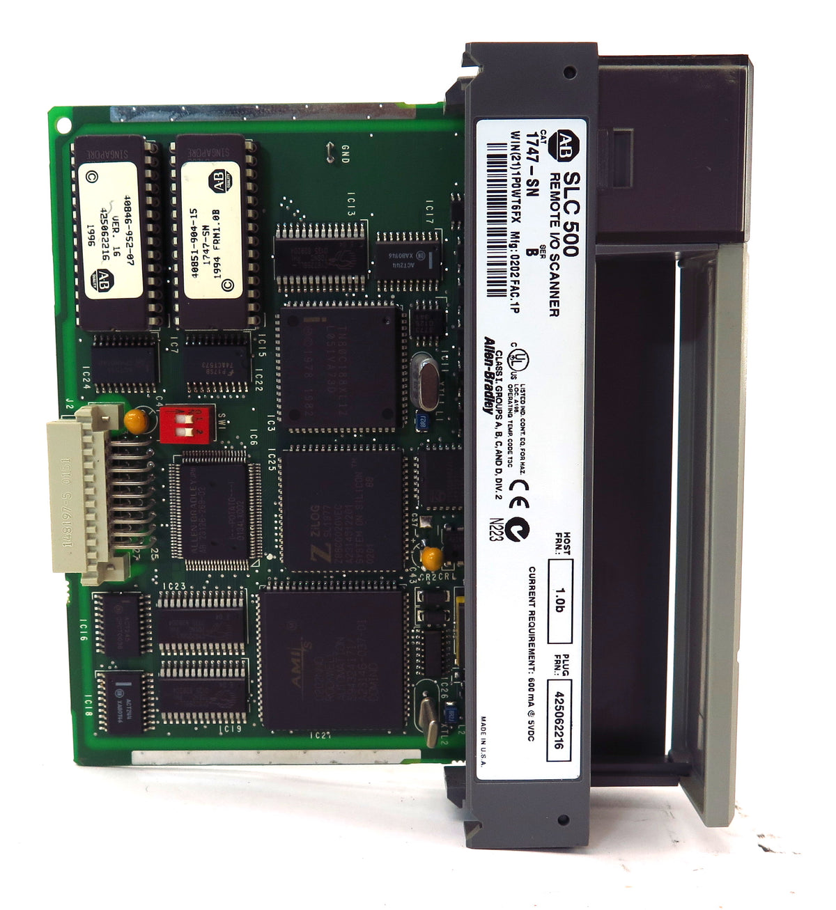 Allen-Bradley SLC 500 Remote I/O Scanner 1747-SN Series B - Advance Operations